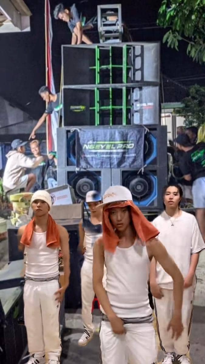 LNGSHOT di depan sound horeg