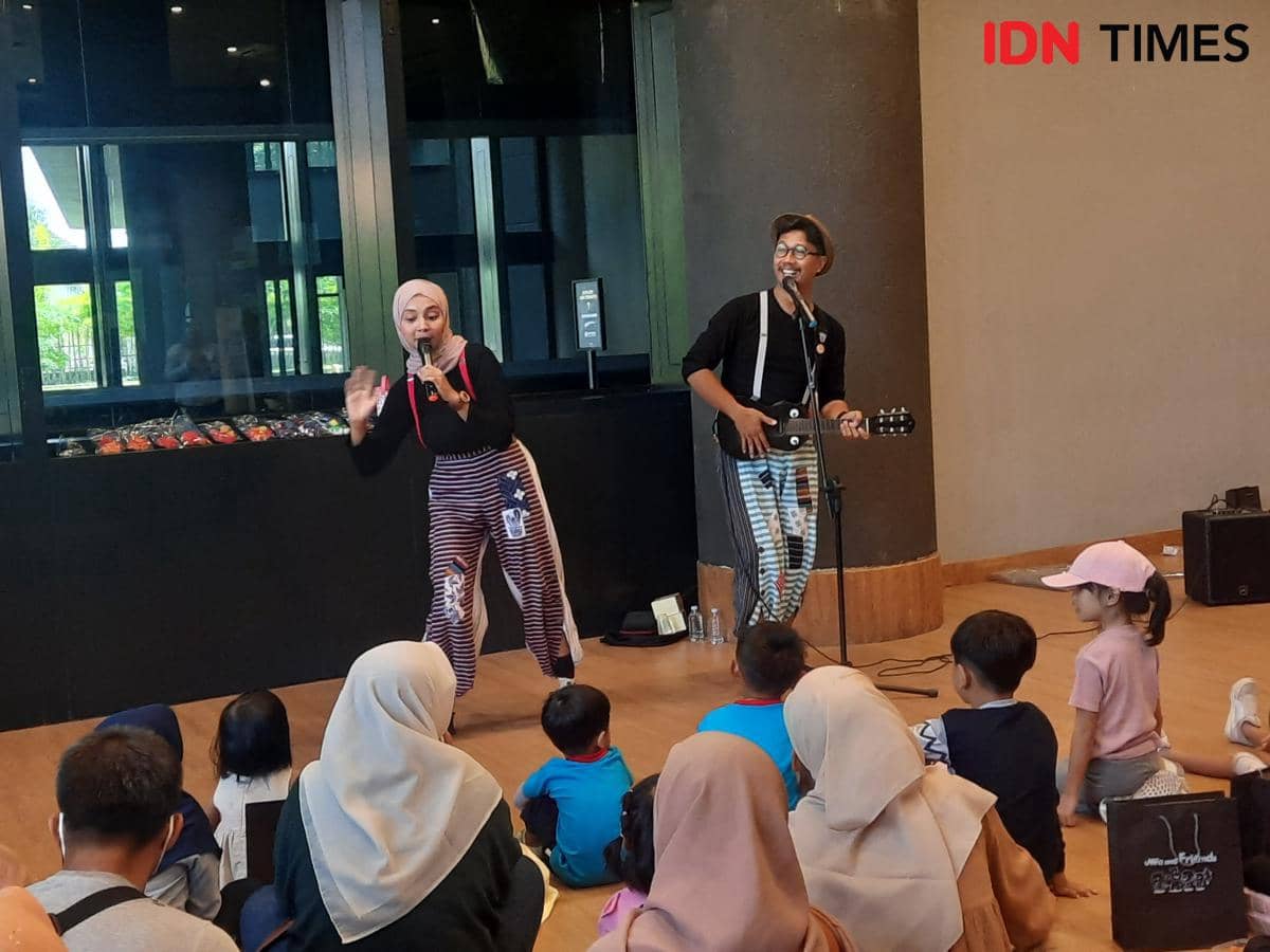 Playdate & Momtalk bersama Uwa and Friends di GIK UGM, Minggu (29/3/2026).