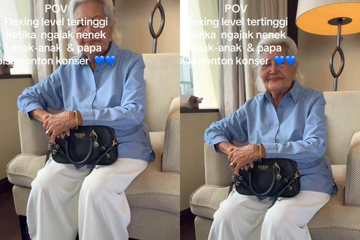 Keluarga Carmen nonton fan meeting Hearts2Hearts di Jakarta