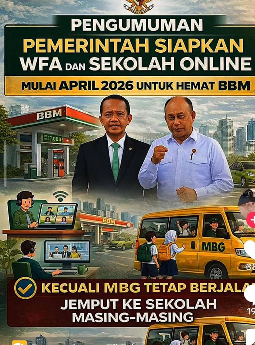 Narasi beredar sebut pembelajaran daring namun MBG diambil di sekolah