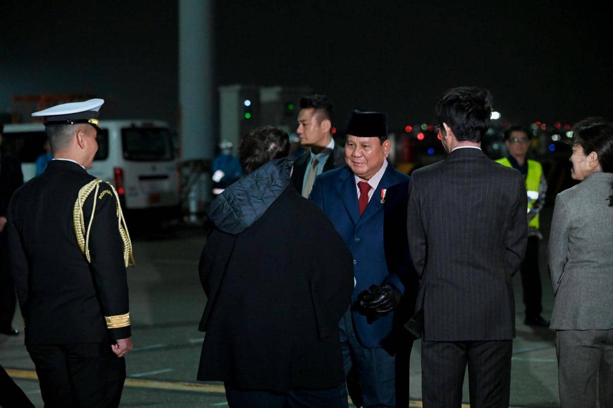 Presiden Prabowo Subianto tiba di Bandar Udara Haneda, Tokyo, Jepang