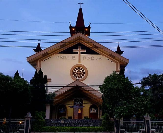 Potret Gereja Katolik Paroki Kristus Raja