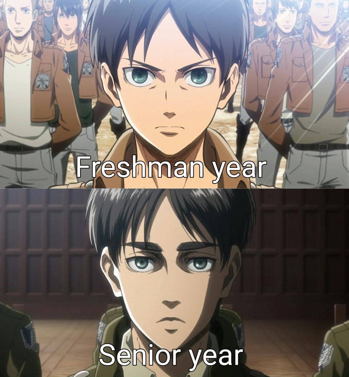 meme anime tentang stres