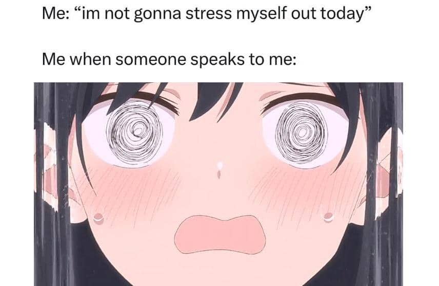 8 Meme Anime tentang Stres, Penyebabnya Banyak!