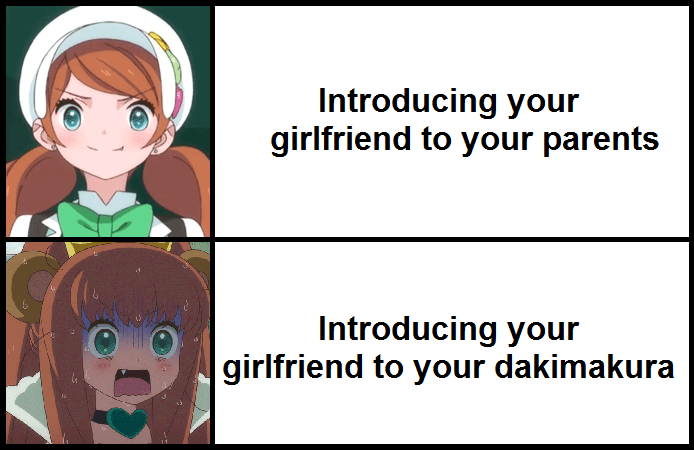 meme anime tentang stres