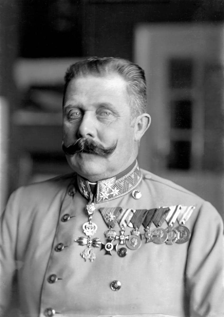 Archduke Franz Ferdinand dari Austria, yang pembunuhannya pada tahun 1914 menjadi katalisator Perang Dunia I.