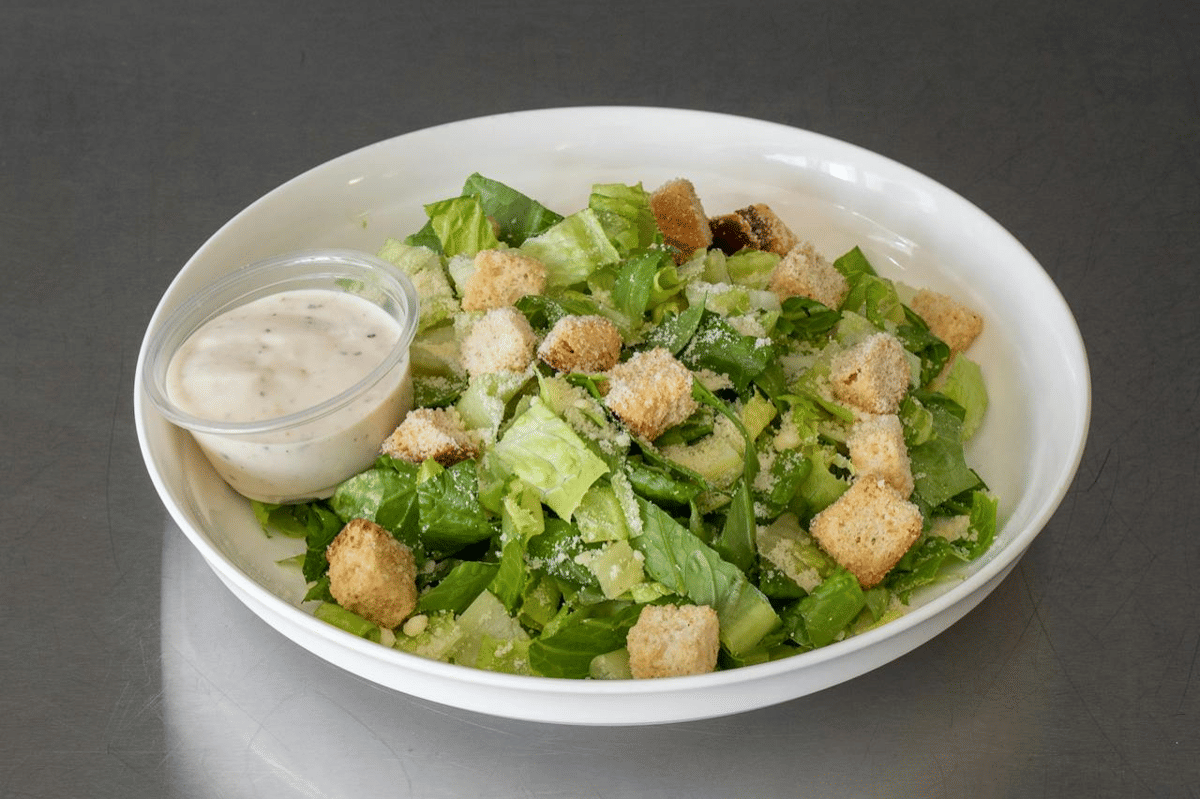 ilustrasi caesar salad