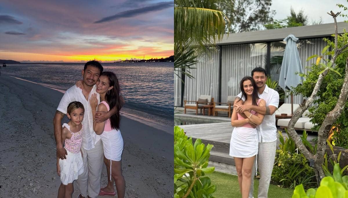 8 Potret Rio Dewanto dan Keluarga Liburan di Lombok, Pancarkan Bahagia