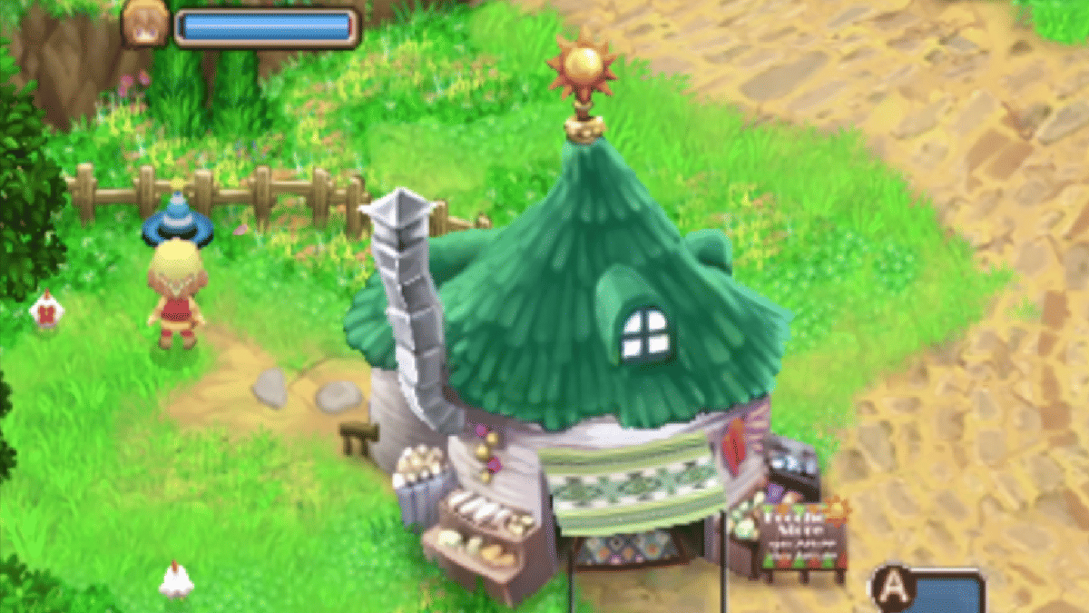 cuplikan gameplay Harvest Moon: The Tale Of Two Towns