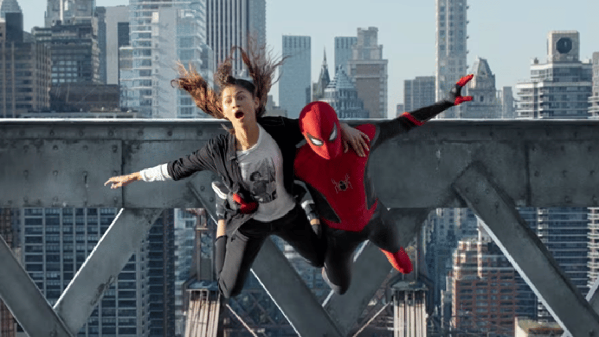 Peter Parker dan MJ dalam Spider-Man: No Way Home