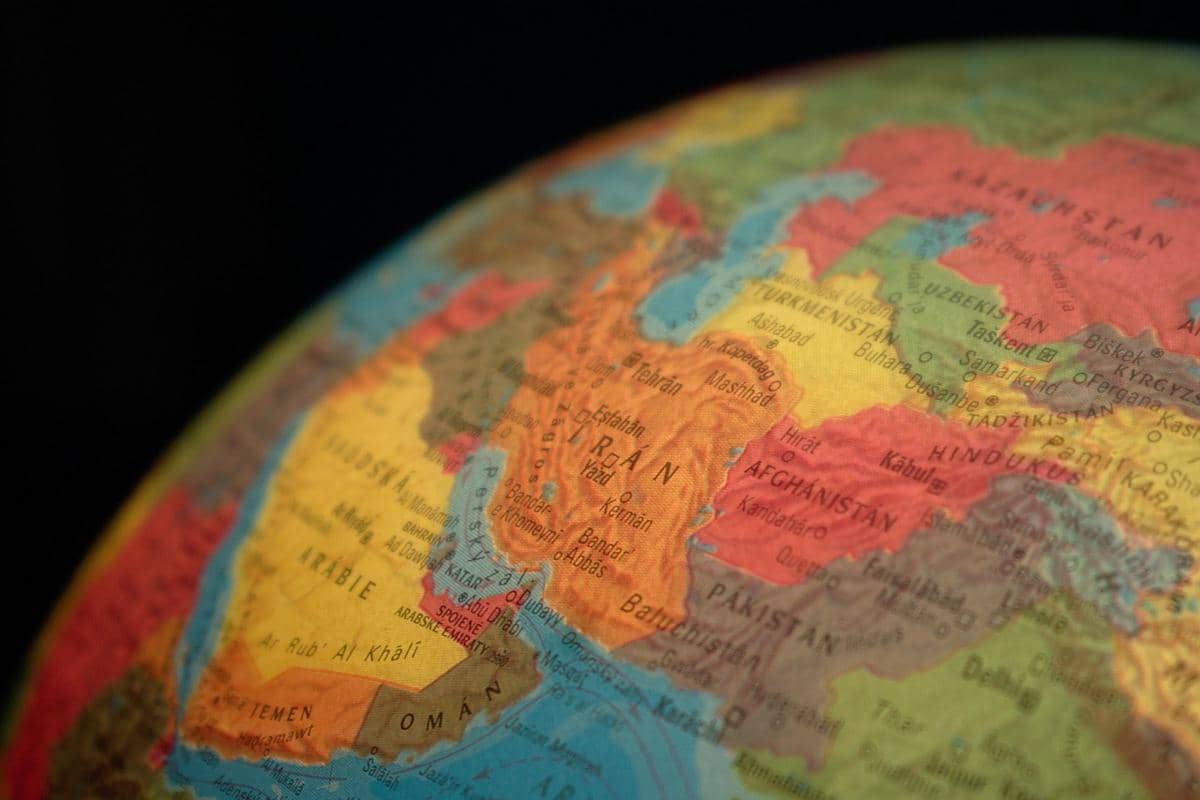 ilustrasi peta negara Iran (pixabay.com/Pavellllllll)