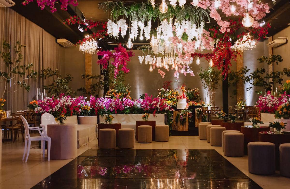 Ilustrasi dekorasi pernikahan