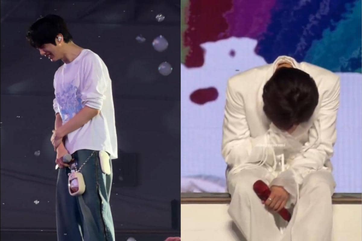 potret para anggota NCT DREAM menangis di konser encore