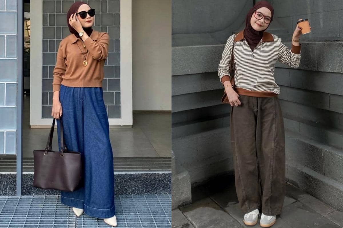 7 Inspirasi Outfit Berkerah ala Novi Akmalya, Rapi dan Kekinian!