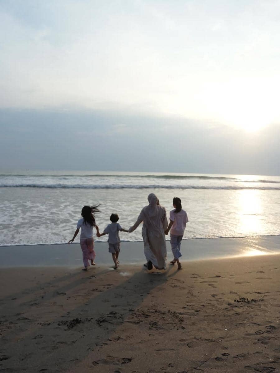 Natasha Rizky ajak keluarga liburan ke Bali