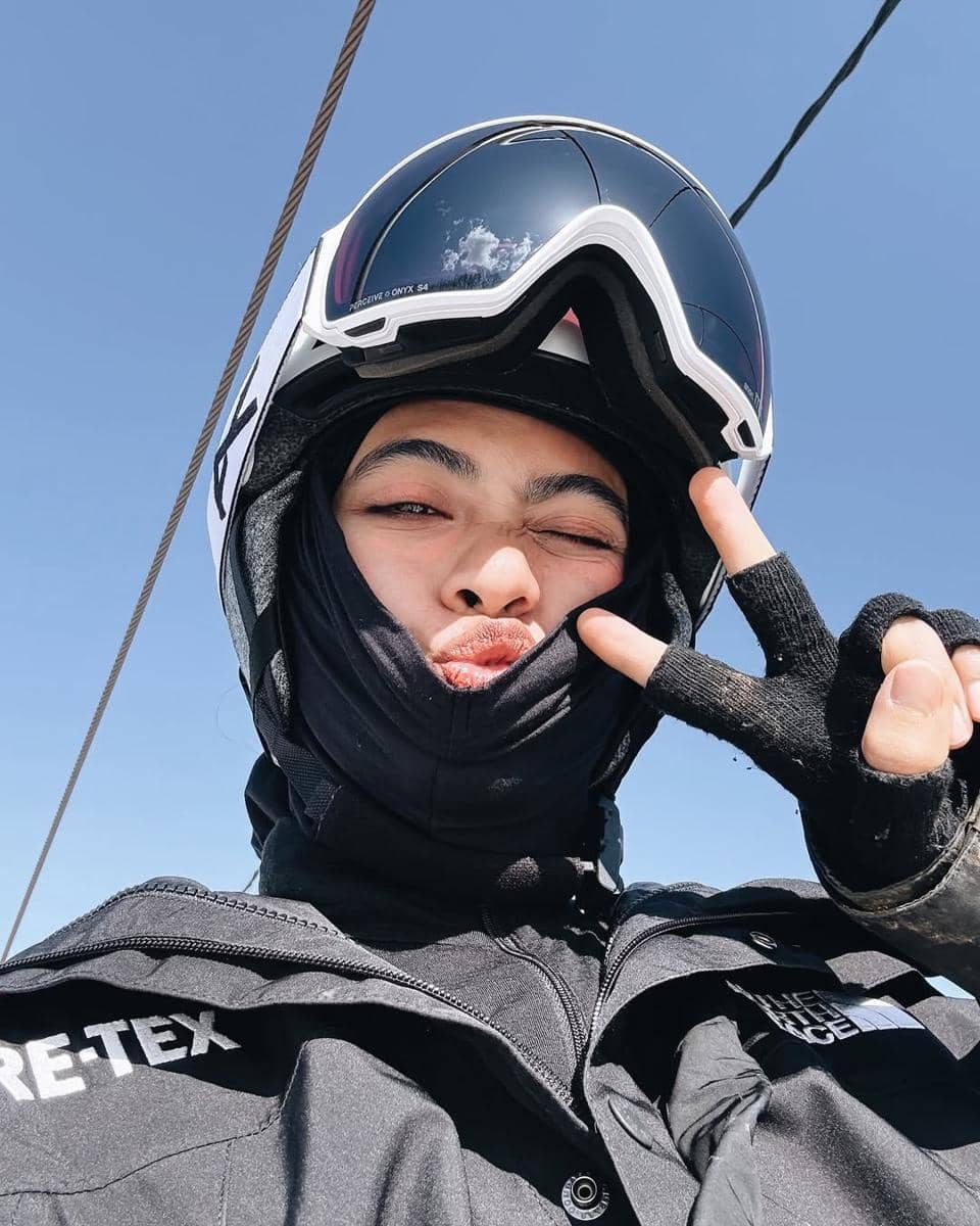 Keluarga Ayudia Bing Slamet liburan di Hakuba