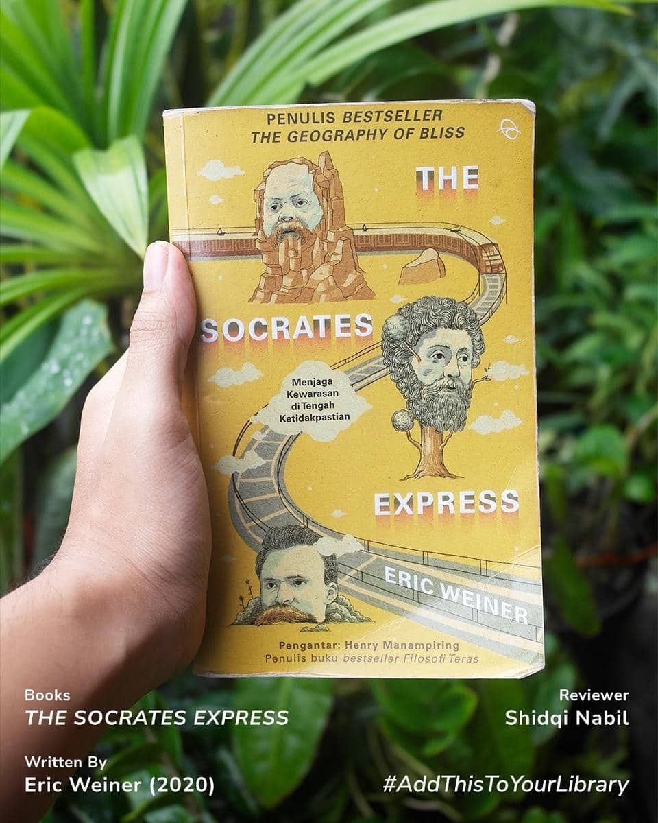 potret buku Socrates Express karya dari Eric Weiner
