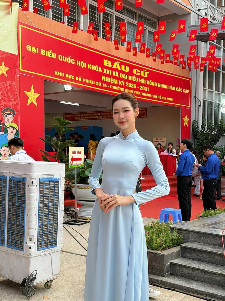 potret Le Nguyen Bao Ngoc, Miss World Vietnam 2026