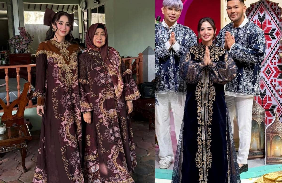 Gaya Lebaran Dewi Perssik yang Elegan, Jadi Sorotan di Hari Raya!