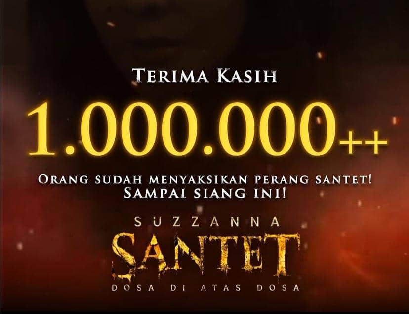 Suzzanna: Santet Dosa di Atas Dosa Raih 1 Juta Penonton di Hari ke-12