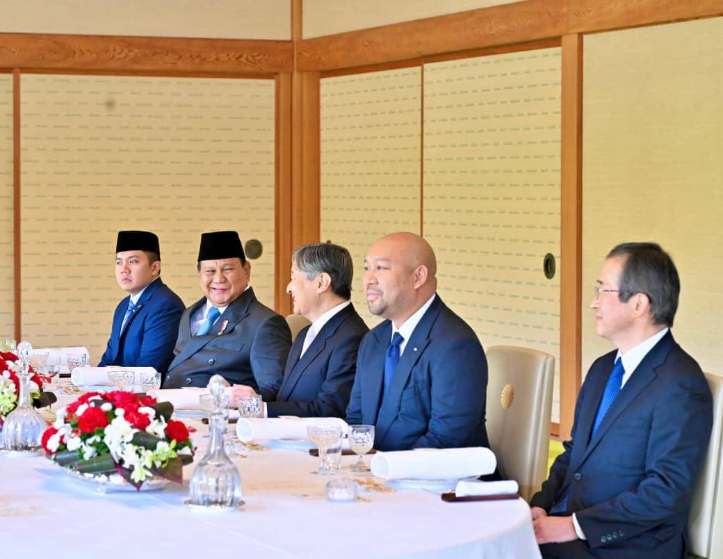 Prabowo Temui Kaisar Naruhito di Tokyo, Pererat Hubungan RI-Jepang
