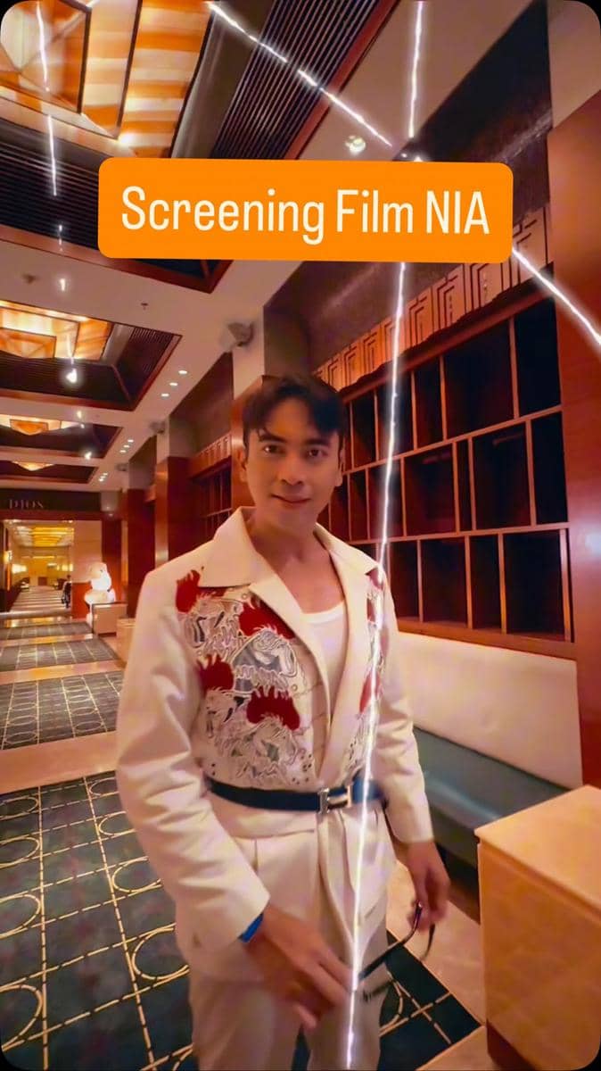 Egi Fazri di screening film Nia