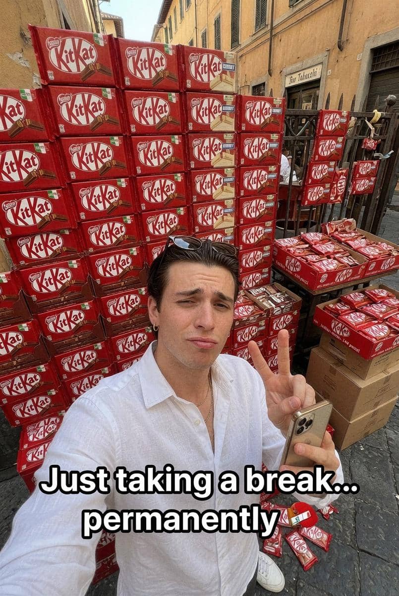 meme pencuri KitKat 12 ton