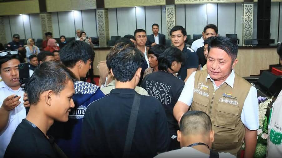 Pemulangan 14 pekerja migran ilegal di Kamboja oleh Pemprov Sumsel