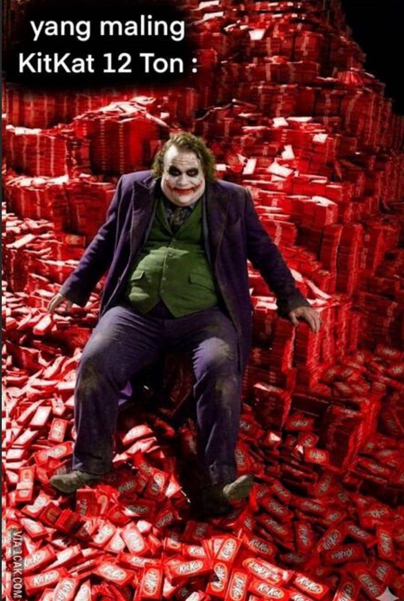 meme pencuri KitKat 12 ton (x.com/onecak)