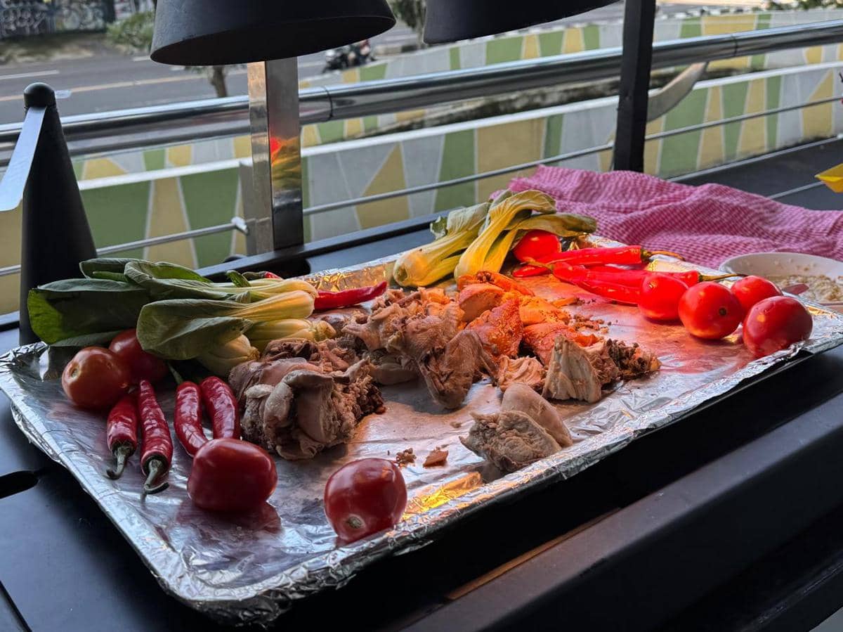 Potret menu sarapan di Midtown Residence Surabaya