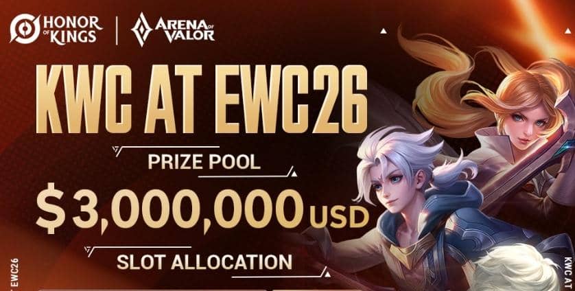 Honor of Kings dan Arena of Valor Bertemu di KWC di EWC26!