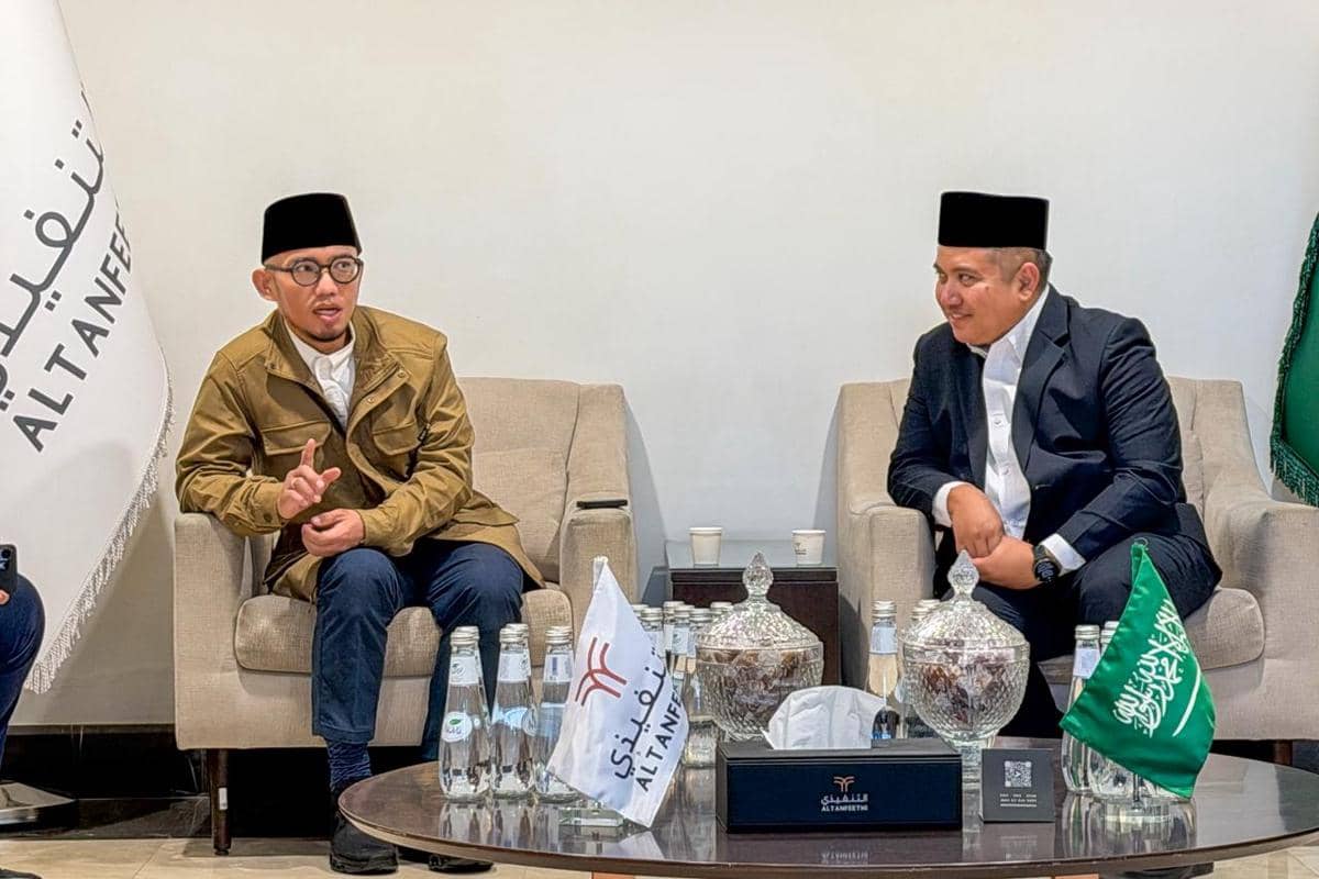 Wakil Menteri Haji dan Umrah Dahnil Anzar Simanjuntak memastikan persiapan penyelenggaraan Haji 2026 saat mengawali kunjungan kerja di Arab Saudi (29/04/2026) (Dok. Media Center Haji)