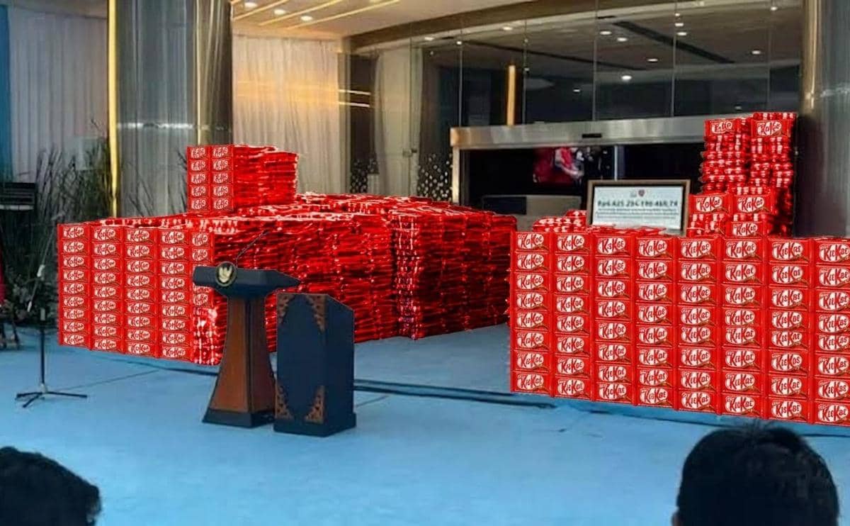 meme pencuri KitKat 12 ton