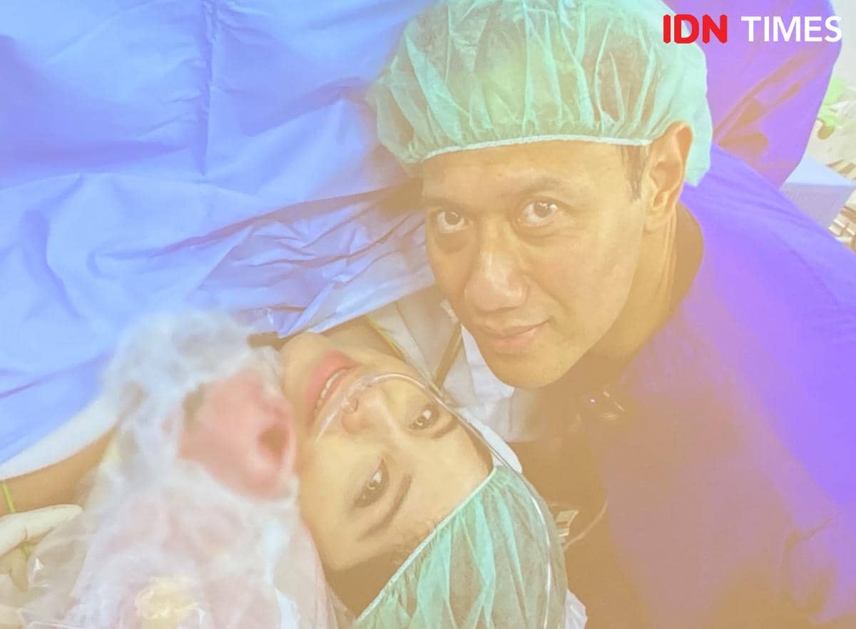 potret Annisa Pohan melahirkan anak kedua