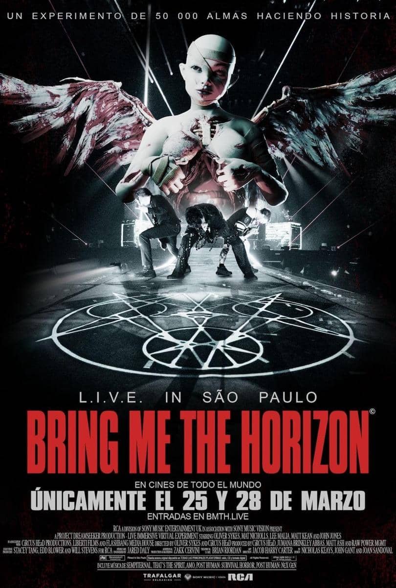 poster konser Bring Me The Horizon: L.I.V.E. in São Paulo