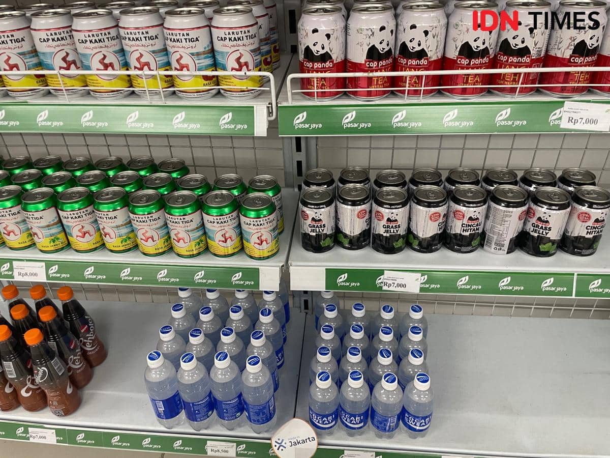 Penampakan gerai Koperasi Kelurahan Merah Putih, mirip minimarket