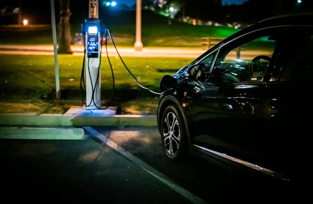 ilustrasi mobil listrik