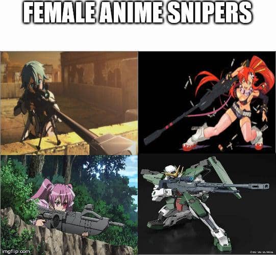 meme anime tentang sniper