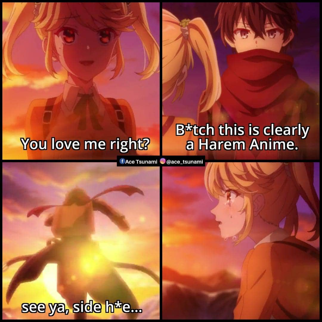 meme anime tentang penolakan