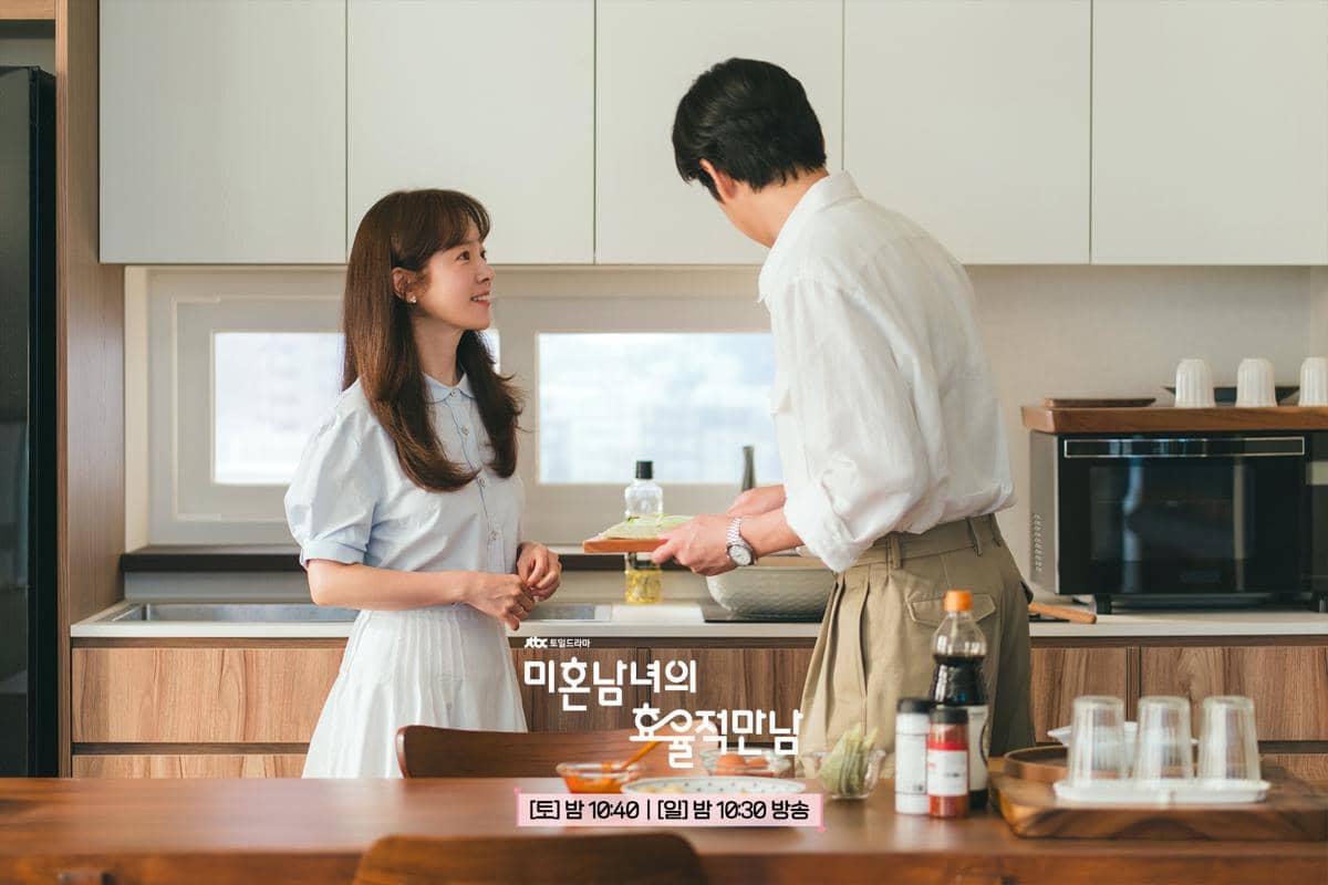 Han Ji Min dan Park Sung Hoon di The Practical Guide to Love