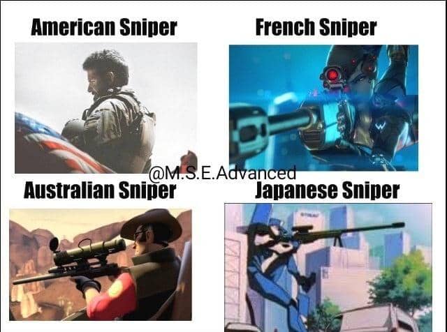 meme anime tentang sniper