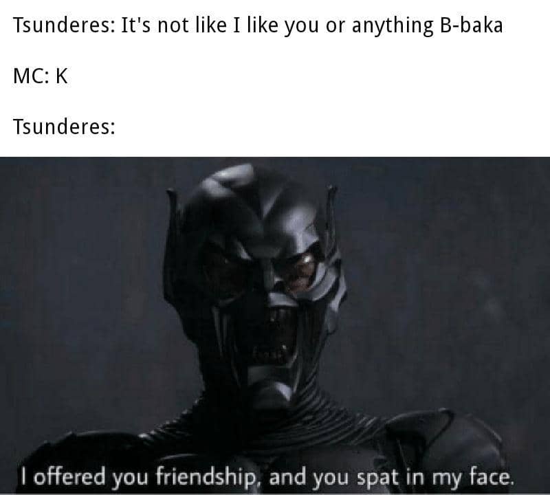 meme anime tentang penolakan