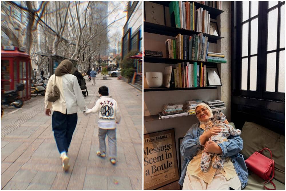 10 Potret Zaskia Sungkar Liburan ke Shanghai