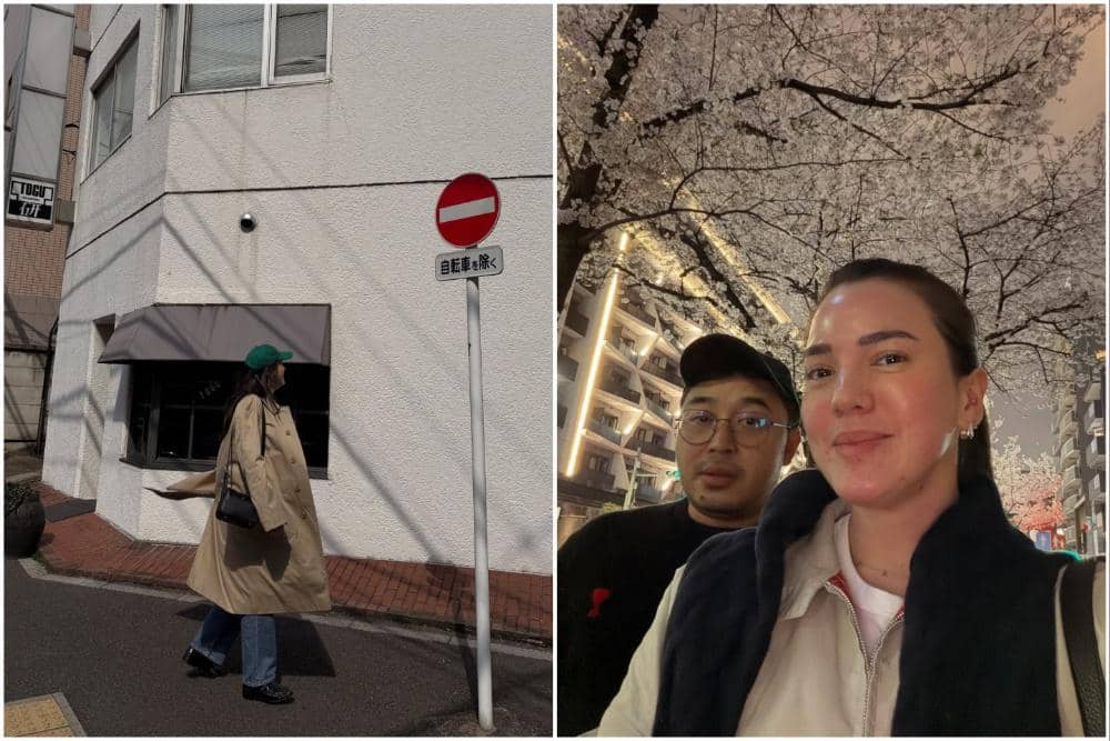 10 Potret Alice Norin Jalan-jalan di Tokyo, Berburu Bunga Sakura!