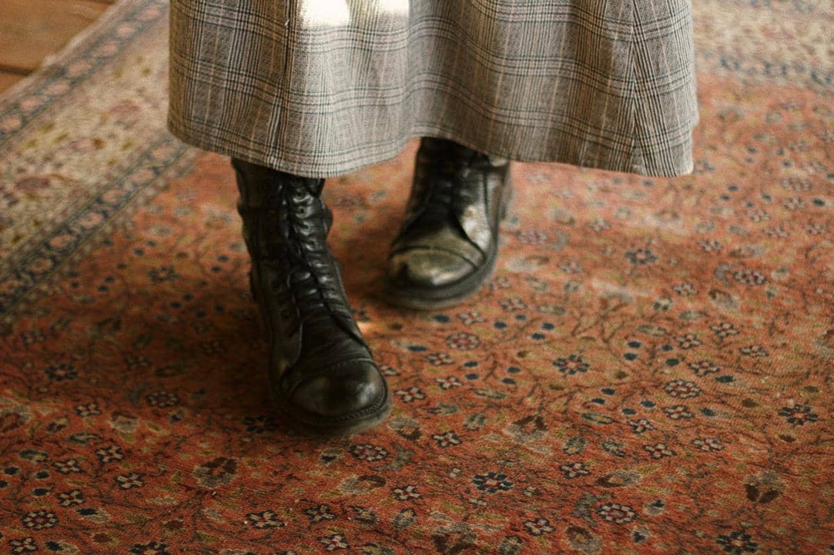 ilustrasi vintage boots