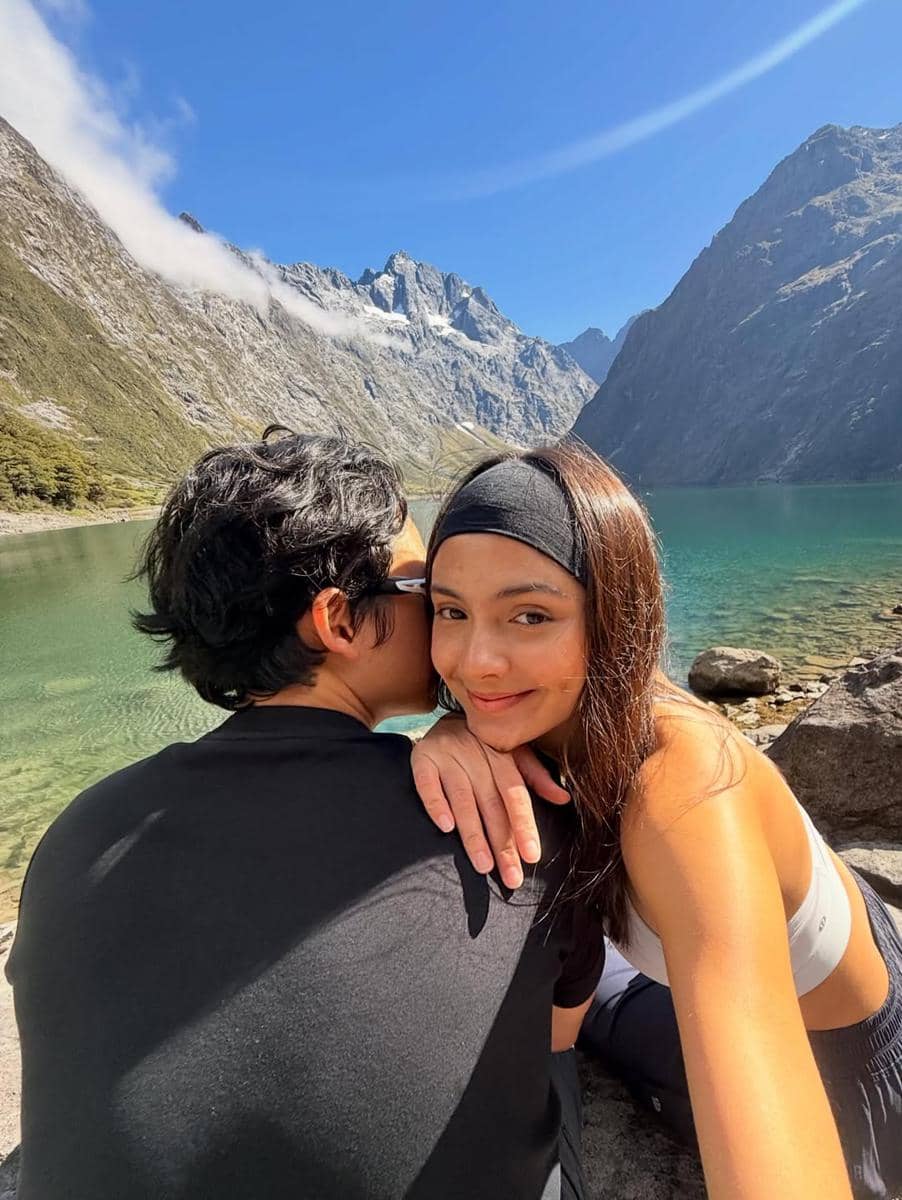 Amanda Rawles saat di Danau Marian