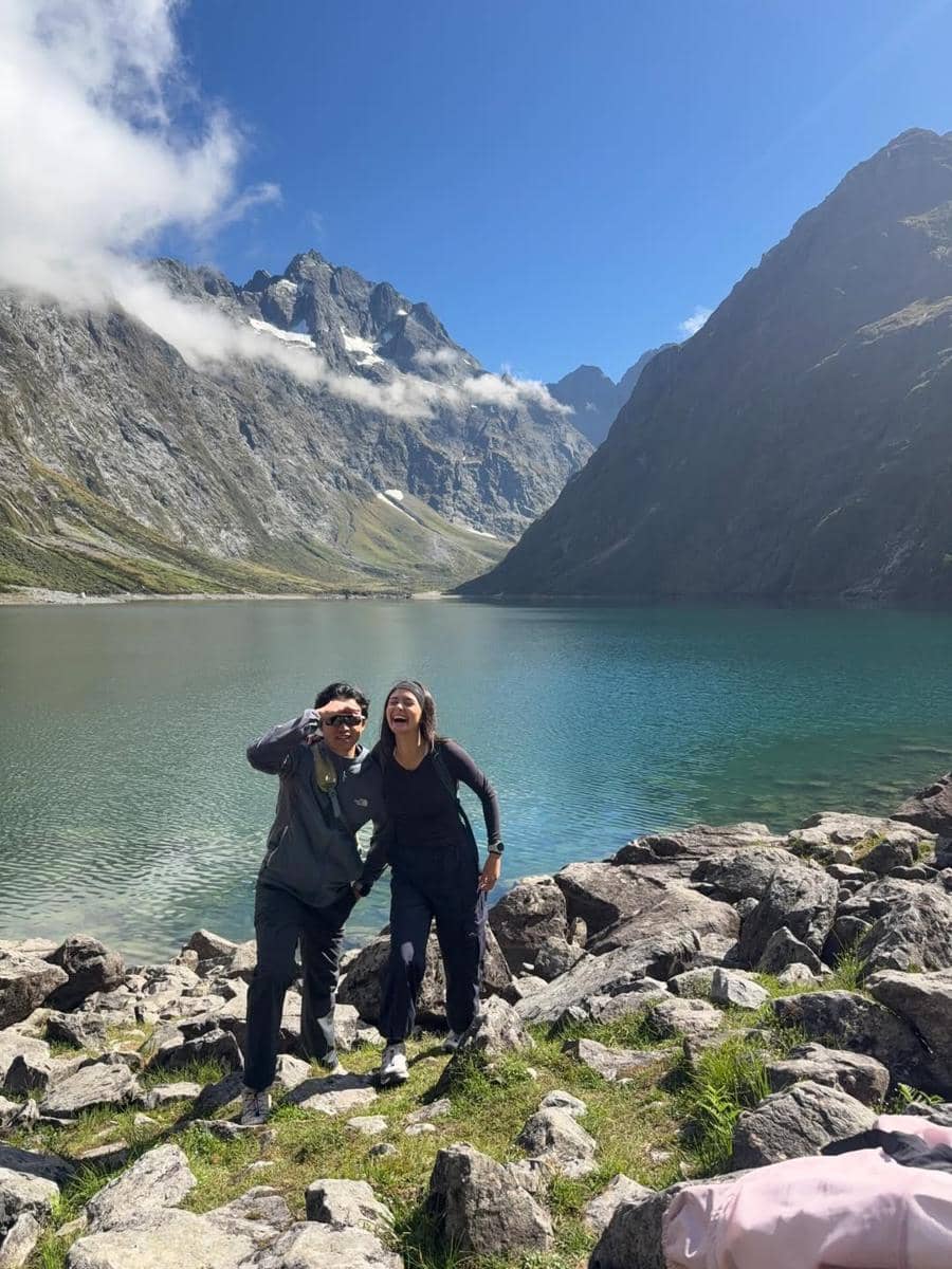 Amanda Rawles saat di Danau Marian