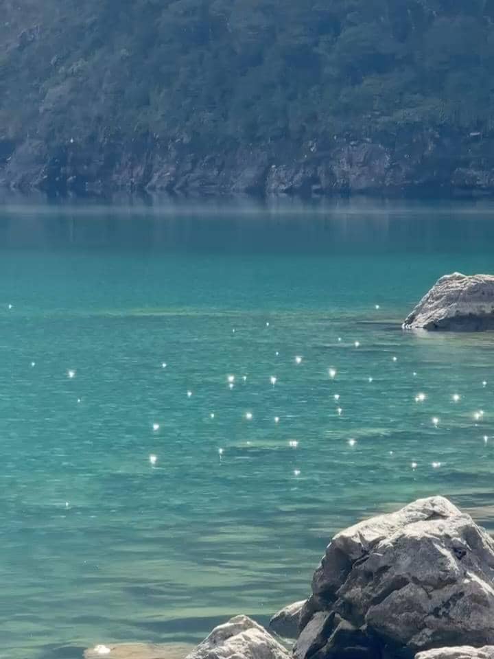 Amanda Rawles saat di Danau Marian