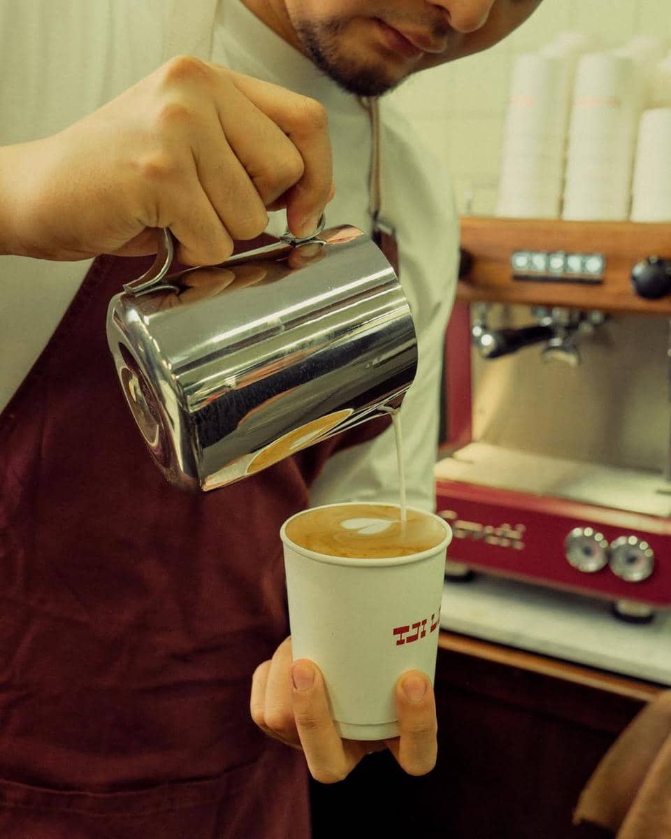 salah satu menu kopi Tji Laki 9 Bandung 