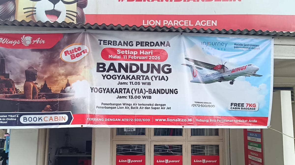 ASITA: Penutupan Rute Bandung-Yogya Wings Air, Orang Pilih Jalur Darat
